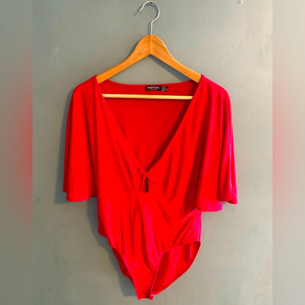 Nasty Gal red top.